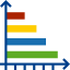 Bar chart icon 64x64