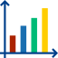 Bar chart icon 64x64