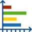 Bar chart icon 64x64