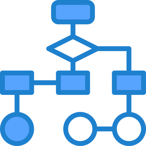 Flow chart icon