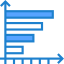 Bar chart icon 64x64