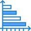 Bar chart icon 64x64