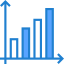 Bar chart icon 64x64