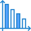 Bar chart icon 64x64