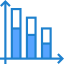 Bar chart icon 64x64
