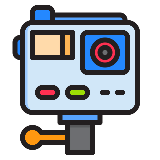Action camera icon