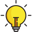 Light bulb icon 64x64