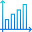 Bar chart icon 64x64