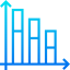 Bar chart icon 64x64