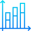 Bar chart icon 64x64