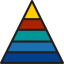 Pyramid chart icon 64x64