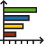 Bar chart icon 64x64