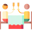 Romantic dinner Symbol 64x64