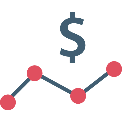 Line chart icon