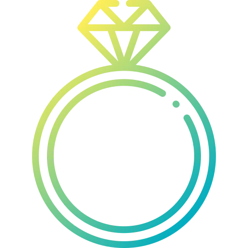 Diamond ring icon