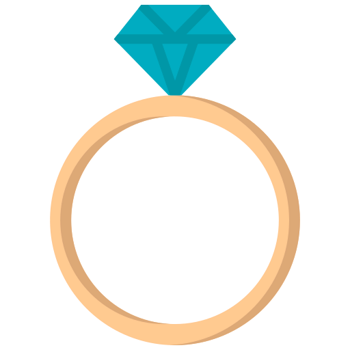Diamond ring icon