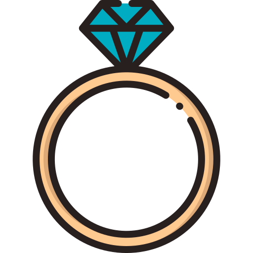 Diamond ring icon