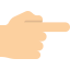 Указывая вправо иконка 64x64