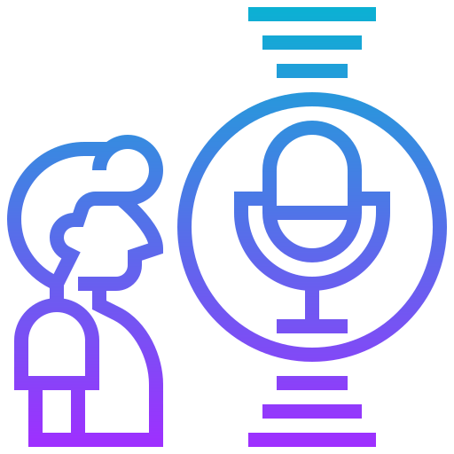 Voice recognition icon