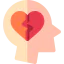 Broken heart icon 64x64