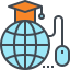 Online education icon 64x64