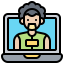 Artificial intelligence icon 64x64