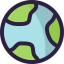 Planet earth icon 64x64