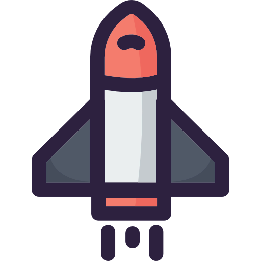 Rocket ship icon