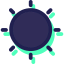 Sun icon 64x64