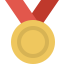 Gold medal icon 64x64