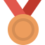 Bronze medal icon 64x64