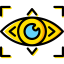 Eye scan icon 64x64