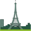 Eiffel tower icon 64x64