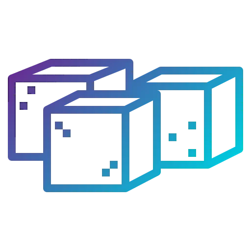 Sugar cubes icon