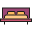 Double bed icon 64x64