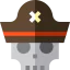 Pirate skull icon 64x64
