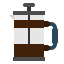 French press icon 64x64