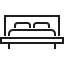 Double bed icon 64x64