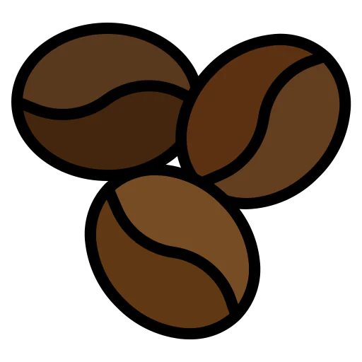 Coffee beans icon