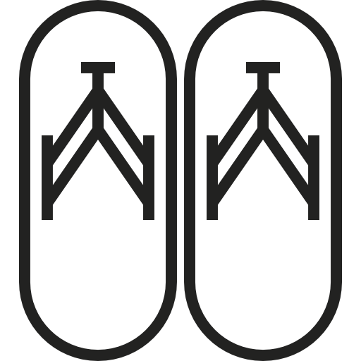 Flip flops icon