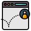 Bounce rate Symbol 64x64