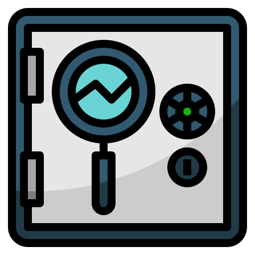 Safe box icon