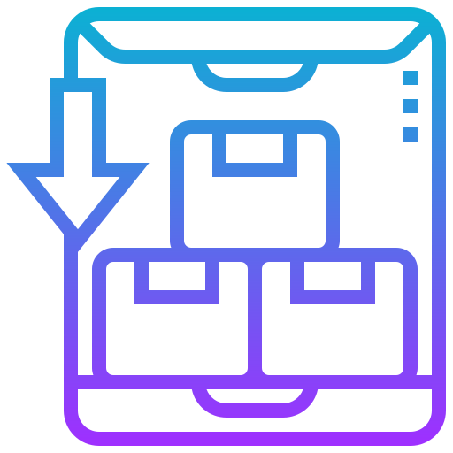 Delivery box icon
