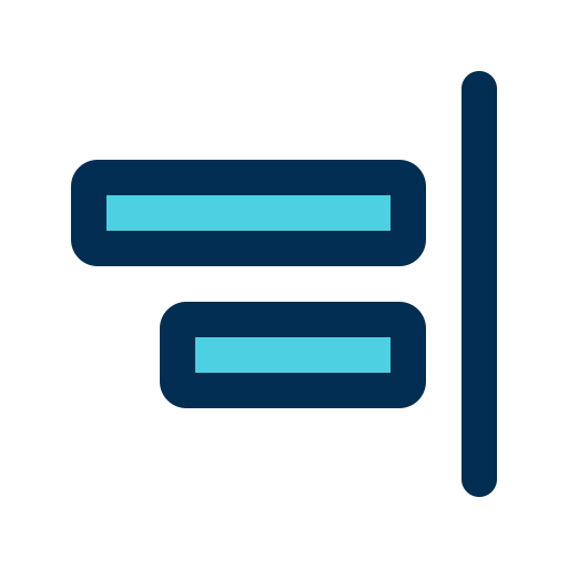 Align right icon