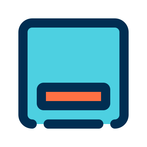 Down align icon