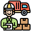 Delivery man icon 64x64