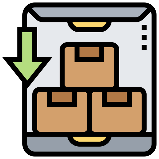 Delivery box icon