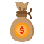 Money bag icon 64x64