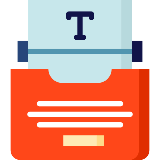 Typewriter icon