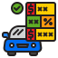 Car loan Symbol 64x64